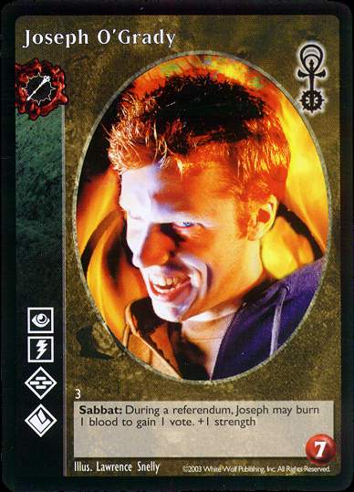 Joseph O'Grady [Anarchs set] - VTES CCG