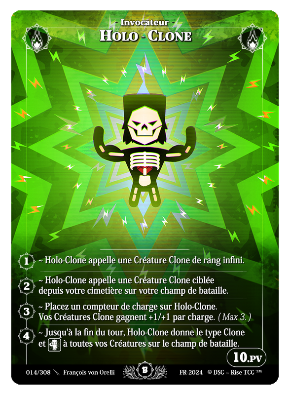 Holo Clone (v1) #014 Beta (FR) [RISE]