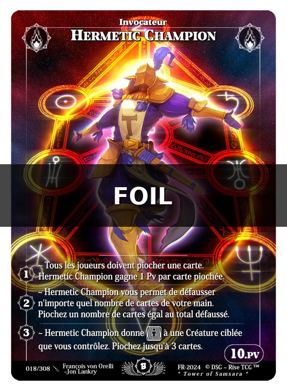 Hermetic Champion (v1) #018 Beta (FR) [RISE]
