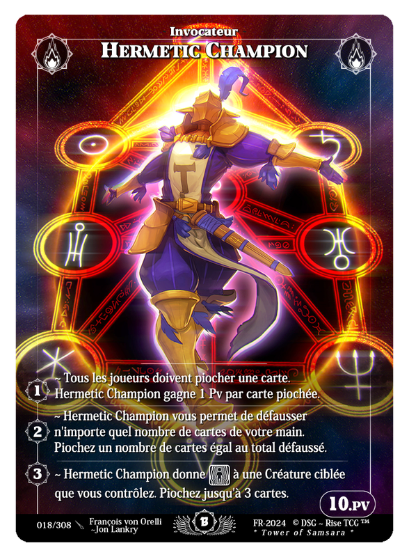 Hermetic Champion (v1) #018 Beta (FR) [RISE]