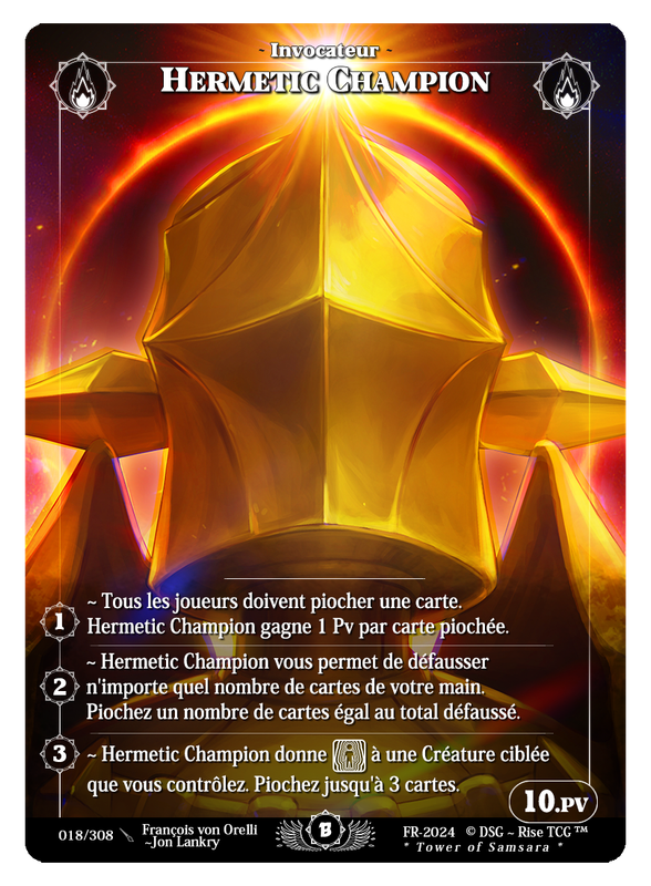 Hermetic Champion (v2) #018 Beta (FR) [RISE]