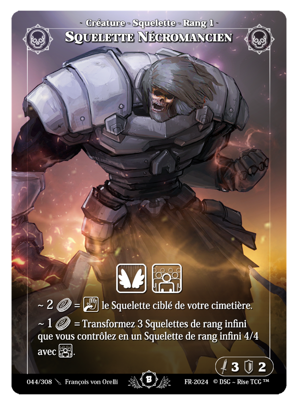 Squelette Nécromancien #044 Beta (FR) [RISE]