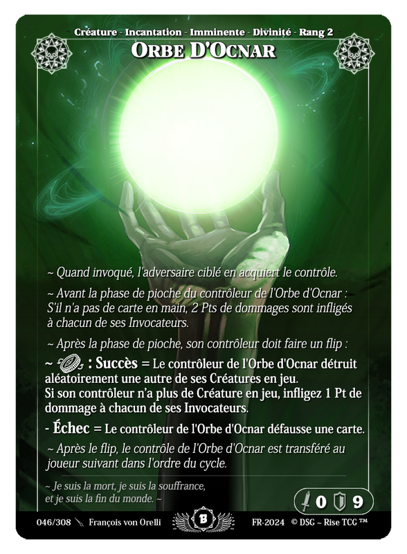 Orbe D'Ocnar #046 Beta (FR) [RISE]