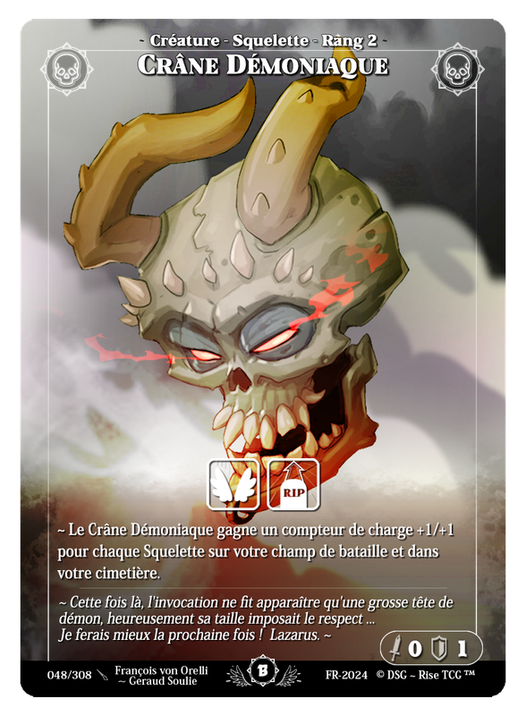 Crâne Démoniaque #048 Beta (FR) [RISE]