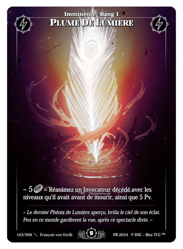 Plume De Lumière #103 Beta (FR) [RISE]