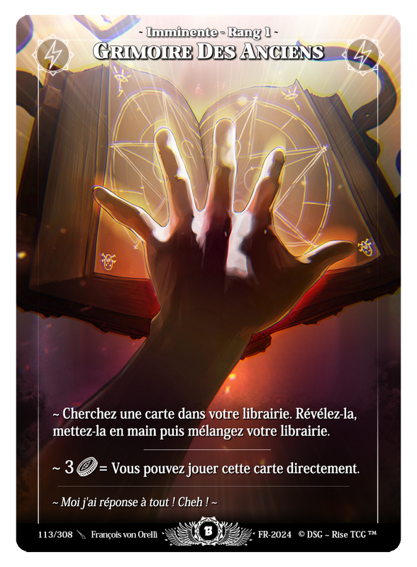 Grimoire Des Anciens #113 Beta (FR) [RISE]
