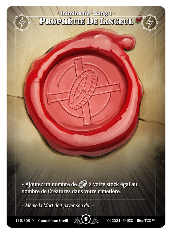 Prophétie De Linceul #115 Beta (FR) [RISE]