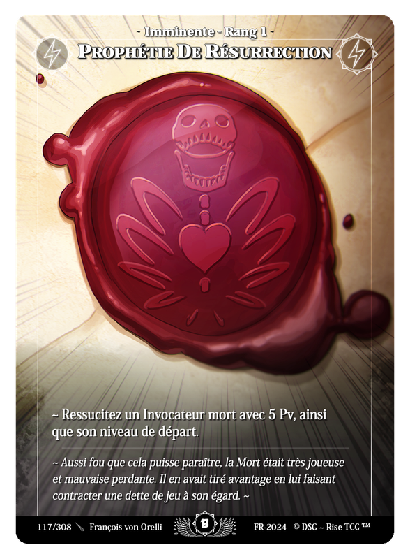 Prophétie De Résurrection #117 Beta (FR) [RISE]