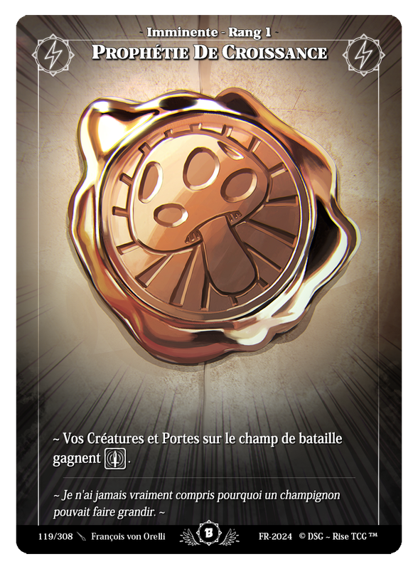 Prophétie De Croissance #119 Beta (FR) [RISE]