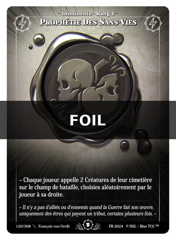 Prophétie Des Sans-Vies #120 Beta (FR) [RISE]