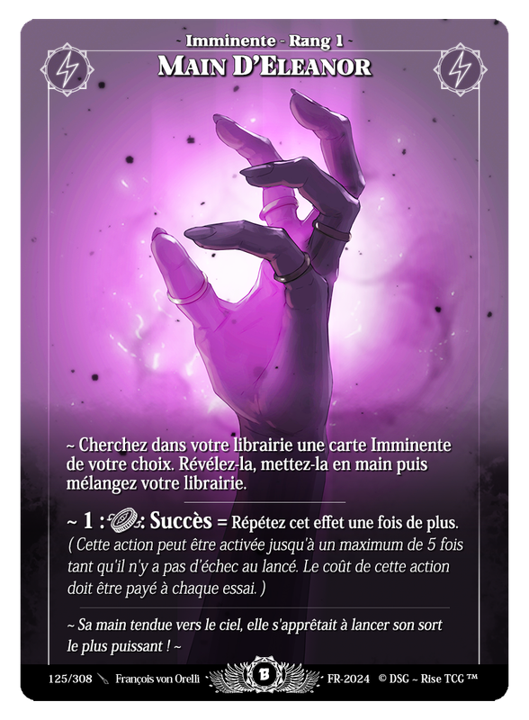 Main D'Eleanor #125 Beta (FR) [RISE]