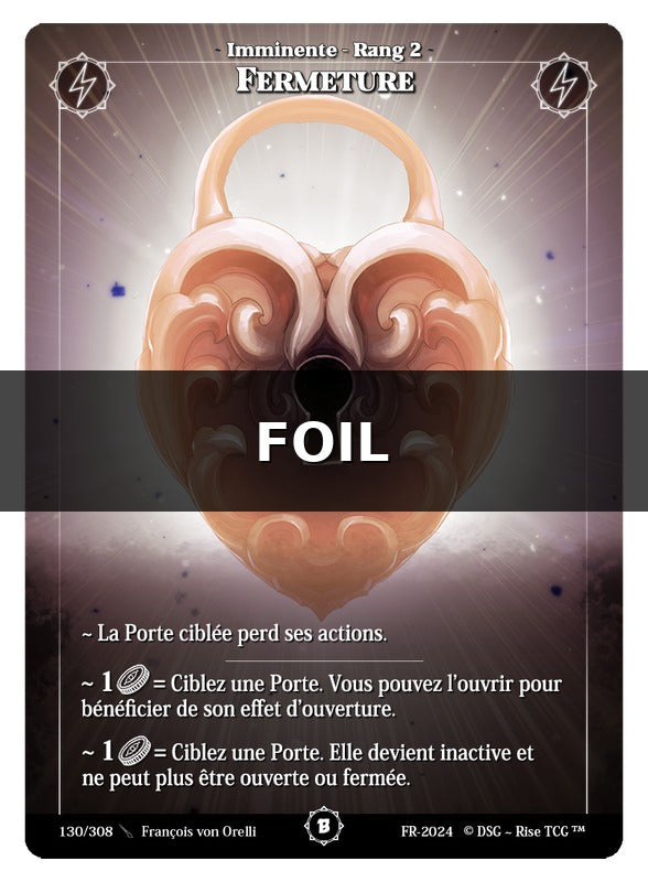 Fermeture #130 Beta (FR) [RISE]