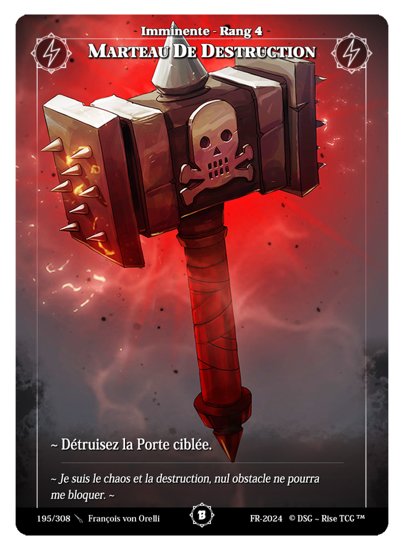 Marteau De Destruction #195 Beta (FR) [RISE]