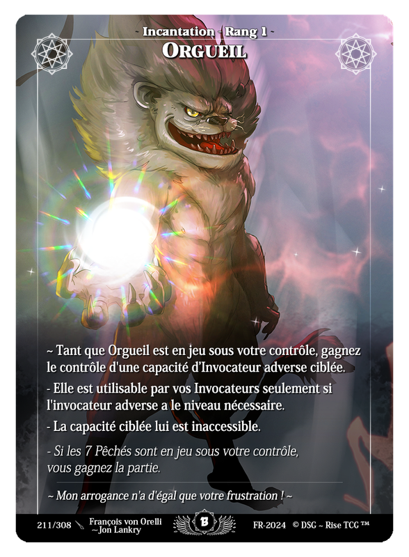 Orgueil #211 Beta (FR) [RISE]