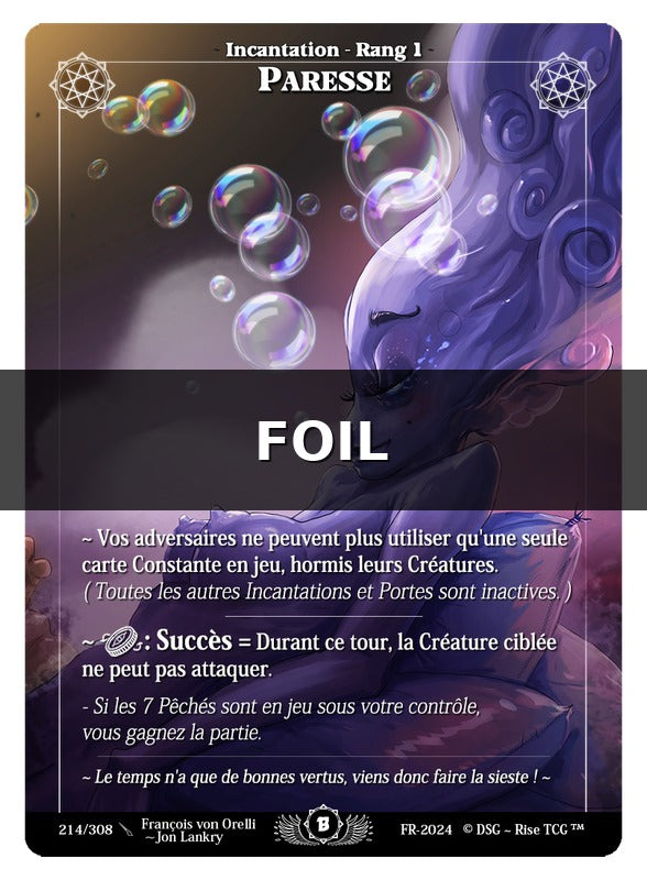 Paresse #214 Beta (FR) [RISE]