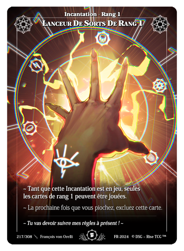 Lanceur De Sorts De Rang 1 #217 Beta (FR) [RISE]