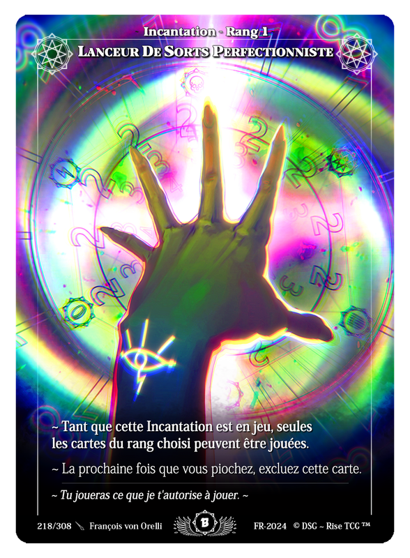 Lanceur De Sorts Perfectionniste #218 Beta (FR) [RISE]