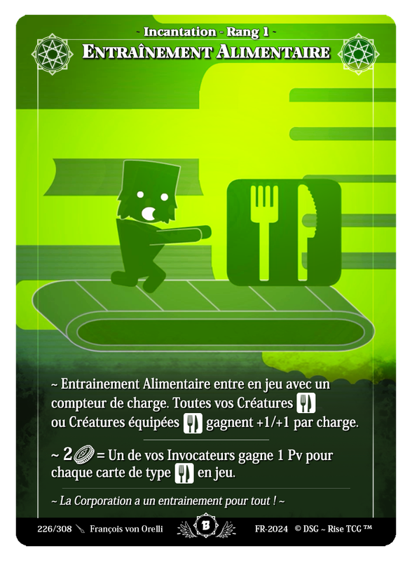 Entraînement Alimentaire #226 Beta (FR) [RISE]