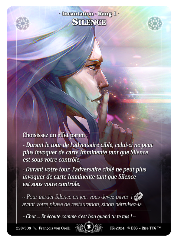 Silence #228 Beta (FR) [RISE]