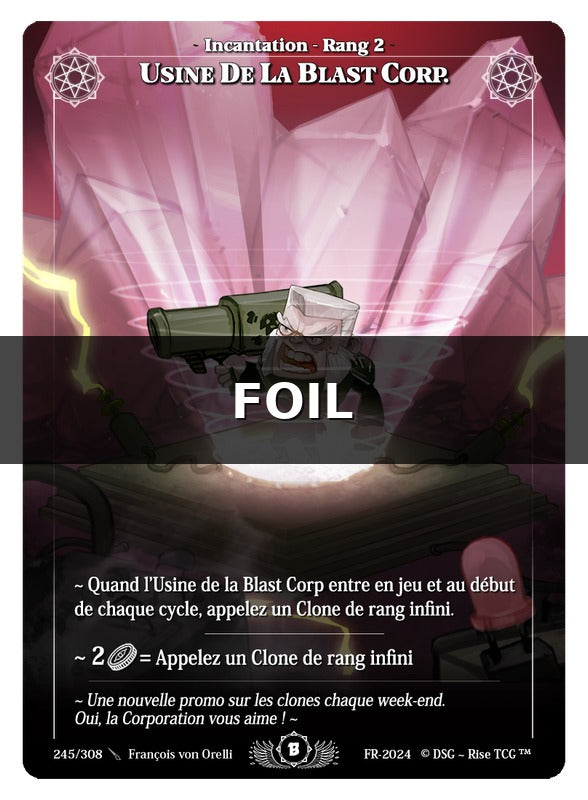 Usine De La Blast Corp. #245 Beta (FR) [RISE]