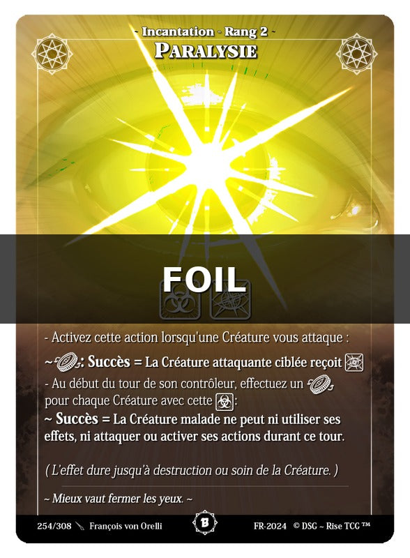 Paralysie #254 Beta (FR) [RISE]