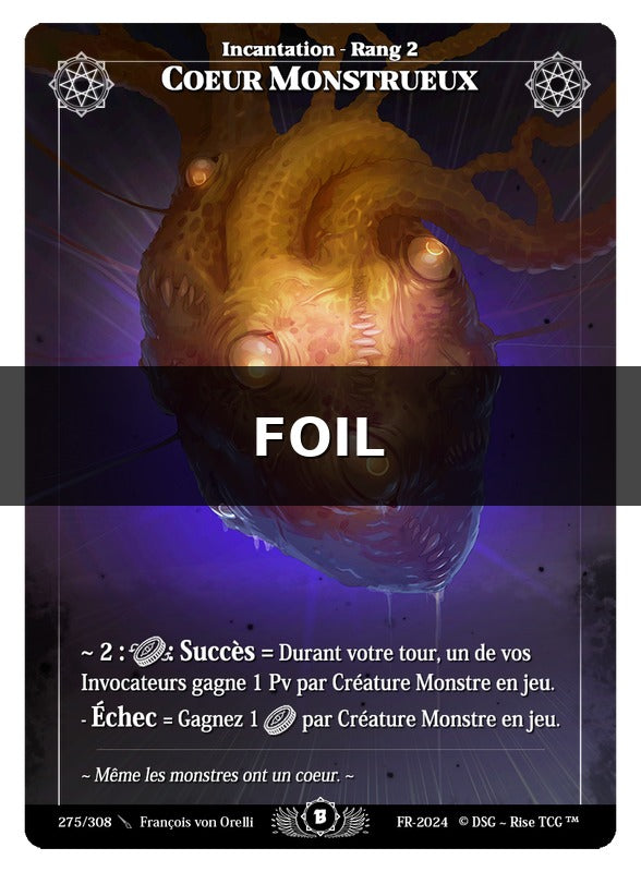 Coeur Monstrueux #275 Beta (FR) [RISE]