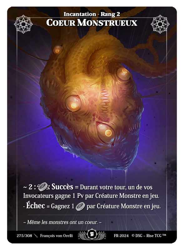 Coeur Monstrueux #275 Beta (FR) [RISE]