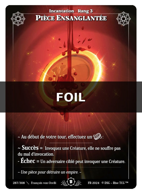 Pièce Ensanglantée #287 Beta (FR) [RISE]