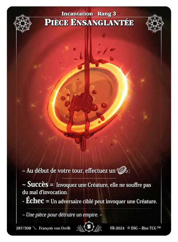 Pièce Ensanglantée #287 Beta (FR) [RISE]