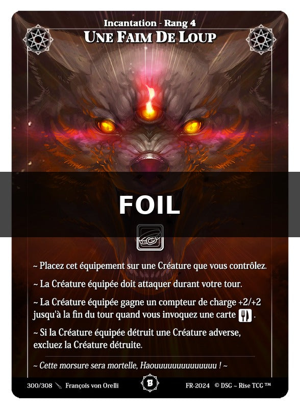 Une Faim De Loup #300 Beta (FR) [RISE]