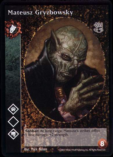 Mateusz Gryzbowsky [BH set] - VTES CCG