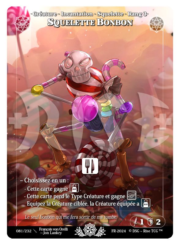 Squelette Bonbon #081 Candypocalypse (FR) [RISE]
