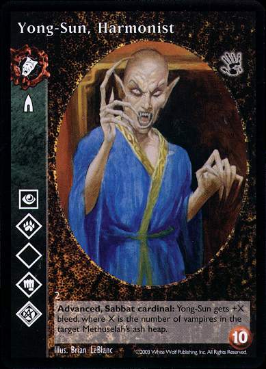 Yong-Sun, Harmonist [BH set] - VTES CCG