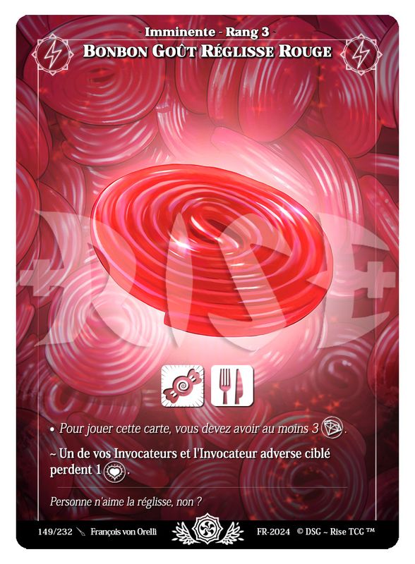 Bonbon Goût Réglisse Rouge #149 Candypocalypse (FR) [RISE]