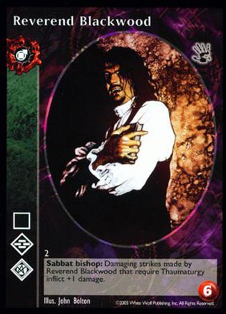 Reverend Blackwood [BH set] - VTES CCG