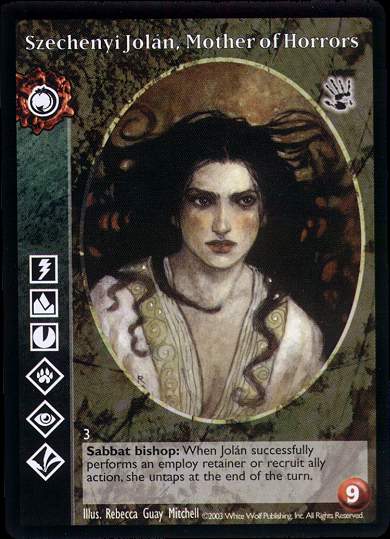 Szechenyi Jolán, Mother of Horrors [BH set] - VTES CCG