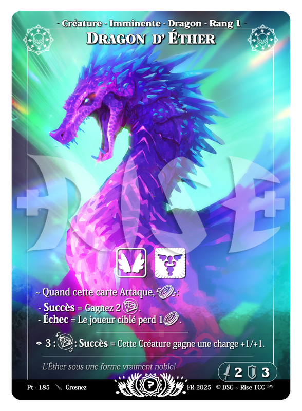Dragon D'Ether #Pt - 185 Prestige 2025 (FR) [RISE]