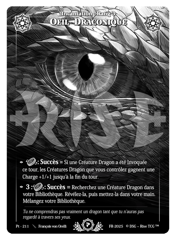 Oeil Draconique #Pt - 211 Prestige 2025 (FR) [RISE]