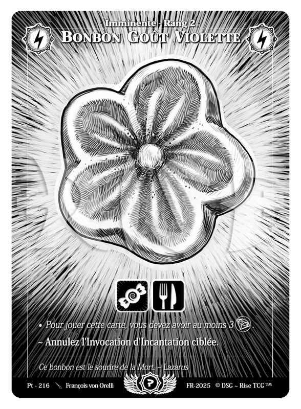 Bonbon Goût Violette #Pt - 216 Prestige 2025 (FR) [RISE]