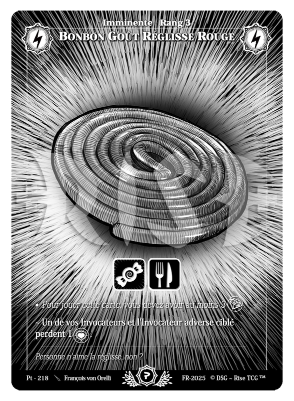 Bonbon Goût Réglisse Rouge #Pt - 218 Prestige 2025 (FR) [RISE]