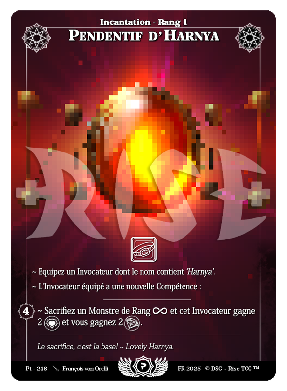 Pendentif D'Harnya #Pt - 248 Prestige 2025 (FR) [RISE]