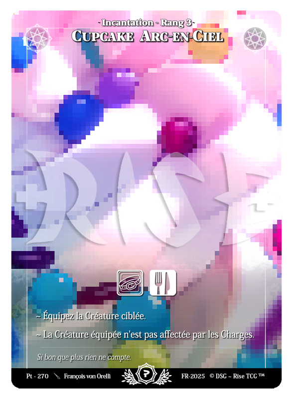 Cupcake Arc-en-Ciel #Pt - 270 Prestige 2025 (FR) [RISE]