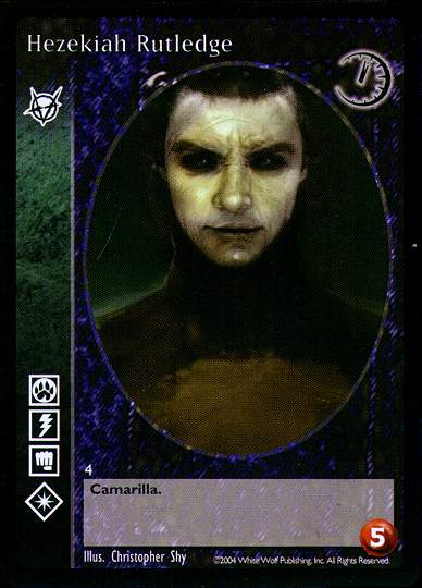Hezekiah Rutledge [Gehenna set] - VTES CCG