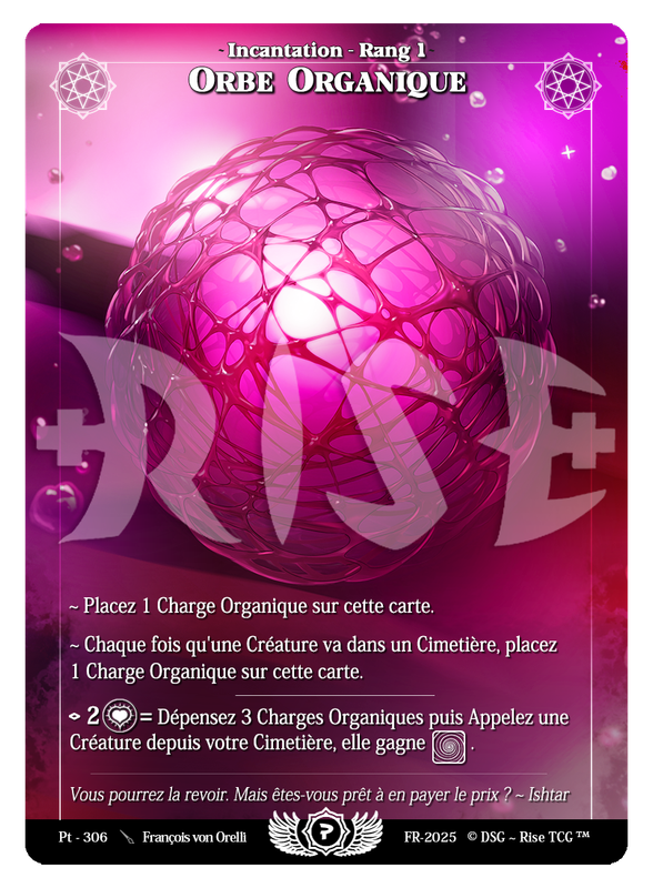 Orbe Organique #Pt - 306 Prestige 2025 (FR) [RISE]