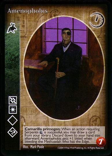 Amenophobis [Gehenna set] - VTES CCG