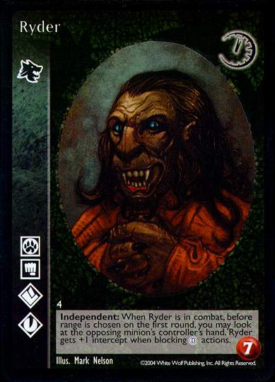 Ryder [Gehenna set] - VTES CCG