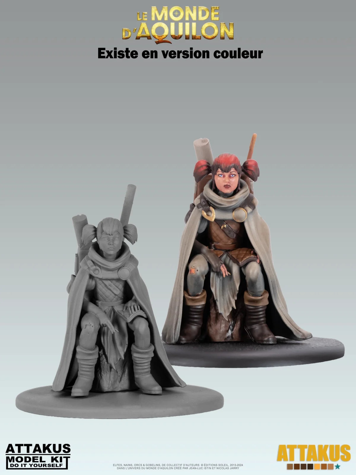 Figurine Irinild (Elfes) à peindre - taille M (6-9cm)