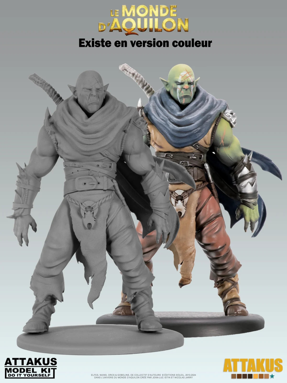 Figurine La Poisse (Orcs et Gobelins) à peindre - taille M (6-9cm)