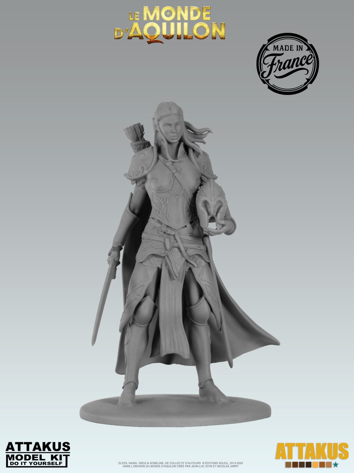 Figurine Lanawyn (Elfes) à peindre - taille M (6-9cm)