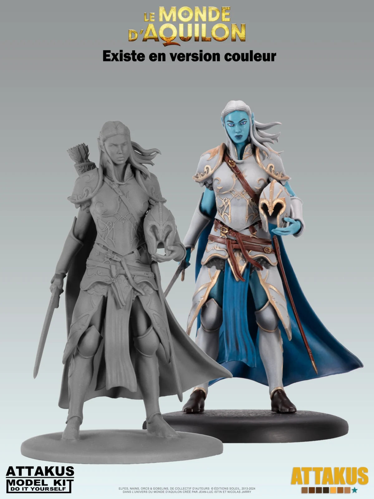 Figurine Lanawyn (Elfes) à peindre - taille M (6-9cm)